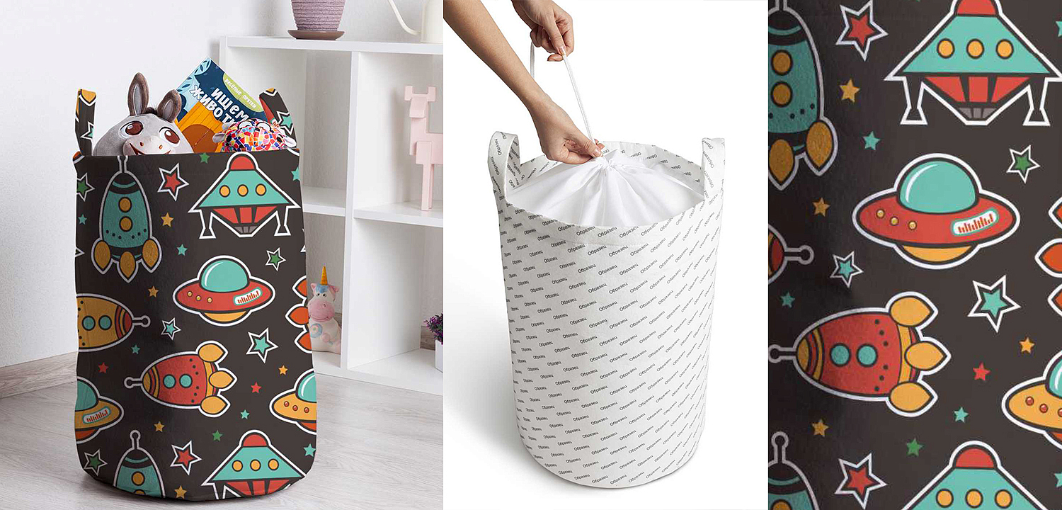 Корзина Space Pattern Basket Корзина Space Pattern Basket - Loft-Concept в Красноярске