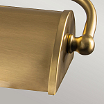 Светильник для картин цвета состаренная латунь с широким плафоном на прямоугольном основании Elstead Lighting варинант исполнения - 11 | Loft Concept в Красноярске