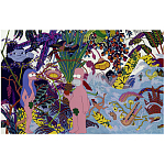 Homer Simpson in Paradise картина акрил на холсте варинант исполнения - 4 | Loft Concept в Красноярске