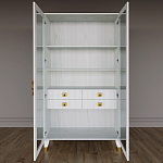 Дизайнерский шкаф витрина Elsa Dreams White с 4-мя ящиками варинант исполнения - 5 | Loft Concept в Красноярске