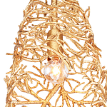 Подвесной светильник золотой в виде кораллов Coral Decor варинант исполнения - 1 | Loft Concept в Красноярске