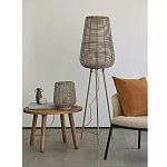 Торшер с плетеным металлическим плафоном Wicker Iron Lamp варинант исполнения - 2 | Loft Concept в Красноярске