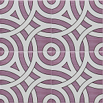 Дизайнерская плитка с узором Петли варинант исполнения - 3 | Loft Concept в Красноярске