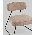 Кресло лаунж Kate букле капучино варинант исполнения - 2 | Loft Concept в Красноярске