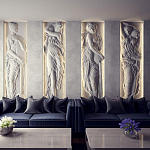 Барельеф FOUNTAIN OF INNOCENTS варинант исполнения - 1 | Loft Concept в Красноярске