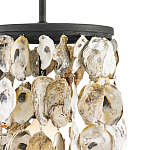Подвесной светильник с подвесками из устричных раковин Sea Ravens варинант исполнения - 1 | Loft Concept в Красноярске
