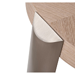 Столик журнальный круглый со светлым шпоном Light Veneer Table варинант исполнения - 3 | Loft Concept в Красноярске