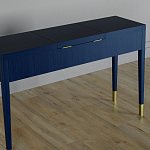 Туалетный стол - Трельяж Elsa Dreams Blue 120 см варинант исполнения - 4 | Loft Concept в Красноярске