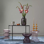 Кофейный столик стеклянный Elegant Lilac Glass Model варинант исполнения - 1 | Loft Concept в Красноярске