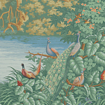 Обои ручная роспись Le Brésil Paille варинант исполнения - 1 | Loft Concept в Красноярске