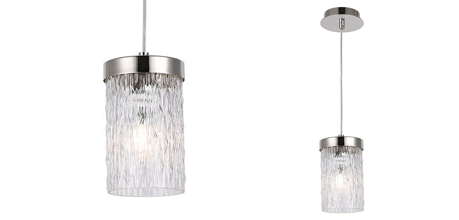 Подвесной светильник Estebe Nickel Glass Hanging Lamp Подвесной светильник Estebe Nickel Glass Hanging Lamp - Loft-Concept в Красноярске