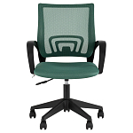 Офисное кресло с основанием из черного пластика Desk chairs Green варинант исполнения - 2 | Loft Concept в Красноярске
