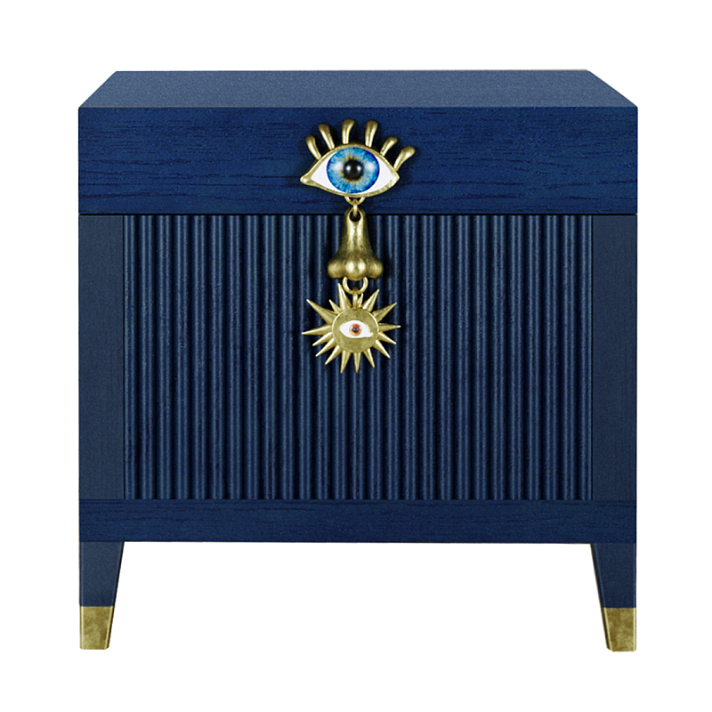 Сундук Eye Elsa Dreams Blue Синий Золотой Сундук Eye Elsa Dreams Blue Синий Золотой в Красноярске | Loft Concept