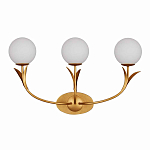 Бра с золотым каркасом в виде стебля с листьями Inspired by Nature варинант исполнения - 3 | Loft Concept в Красноярске