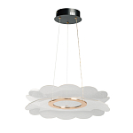 Люстра с прозрачным волнистым плафоном в форме цветка Ethereal Bloom варинант исполнения - 2 | Loft Concept в Красноярске