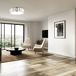 Потолочный светильник с гофрированным абажуром цвета графит Millennium варинант исполнения - 3 | Loft Concept в Красноярске