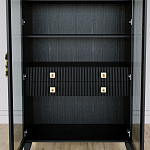 Дизайнерский шкаф витрина Elsa Dreams Black с 4-мя ящиками варинант исполнения - 6 | Loft Concept в Красноярске