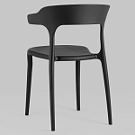 Черный стул из прочного PP-пластика JORIS варинант исполнения - 4 | Loft Concept в Красноярске