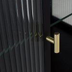 Сервант двухдверный с рифленым стеклом The Keeper варинант исполнения - 4 | Loft Concept в Красноярске