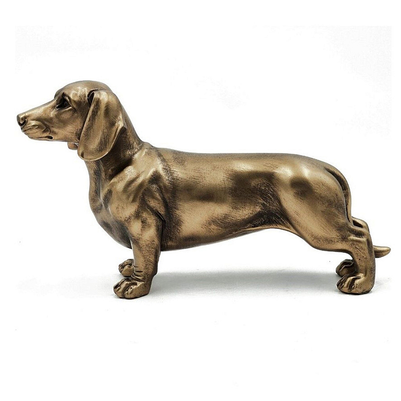 Статуэтка такса с реалистичными деталями и гладкой поверхностью Dachshund Style Бронза Статуэтка такса с реалистичными деталями и гладкой поверхностью Dachshund Style Бронза в Красноярске | Loft Concept