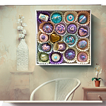 Панно "Конфетное ассорти" Bright Candy Assortment варинант исполнения - 4 | Loft Concept в Красноярске