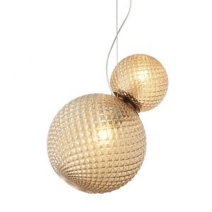 Подвесной светильник Perforated Bubbles с темным плафоном