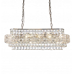 Люстра овальной формы хрустальная в неоклассическом стиле Majesty варинант исполнения - 6 | Loft Concept в Красноярске