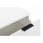 Комод белый с 3-мя ящиками Strict Lines  варинант исполнения - 5 | Loft Concept в Красноярске