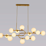 Люстра подвесная с белыми лампами в форме шара Flute варинант исполнения - 4 | Loft Concept в Красноярске