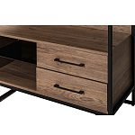 Стеллаж под TV в стиле лофт с открытыми полками и ящиками Urban Style Space варинант исполнения - 3 | Loft Concept в Красноярске