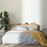 Постельное белье из сатина с рисунком 200х220 см Aurora Allure Sprout варинант исполнения - 2 | Loft Concept в Красноярске