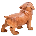 Статуэтка деревянная в виде собаки Balinese Dog варинант исполнения - 2 | Loft Concept в Красноярске