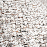 Кресло вращающееся круглой формы из серого шенилла Favorite Vacation Place варинант исполнения - 3 | Loft Concept в Красноярске