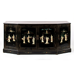 Комод в китайском стиле Chinese Black Chest of Drawers Нидерланды варинант исполнения - 1 | Loft Concept в Красноярске