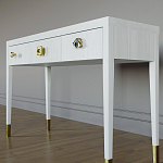 Дизайнерский Письменный стол Elsa Dreams White с тремя ящиками варинант исполнения - 2 | Loft Concept в Красноярске