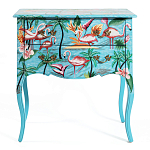 Комод с росписью Розовый фламинго L.XV CHEST OF DRAWERS Flowers with Flamingo варинант исполнения - 2 | Loft Concept в Красноярске