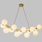 Люстра подвесная с белыми лампами в форме шара Felicitat варинант исполнения - 4 | Loft Concept в Красноярске