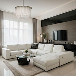 Люстра круглая с прозрачными стеклянными трубками Nembus варинант исполнения - 12 | Loft Concept в Красноярске