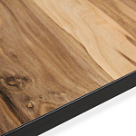 Стол обеденный раздвижной с прямоугольной столешницей на четырех черных ножках Blair варинант исполнения - 7 | Loft Concept в Красноярске