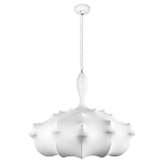 Подвесной светильник с белым фигурным абажуром и мягкими волнистыми краями Cloud Motion  варинант исполнения - 17 | Loft Concept в Красноярске