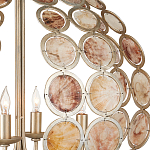 Люстра в форме шара с декором из круглых декоративных элементов Bright Shell Discs варинант исполнения - 1 | Loft Concept в Красноярске