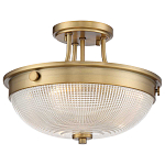 Потолочный светильник со стеклянным плафоном в виде купола Quoizel варинант исполнения - 13 | Loft Concept в Красноярске