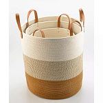 Корзина для хранения с ручками Interlacement Stripes М варинант исполнения - 1 | Loft Concept в Красноярске