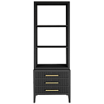 Этажерка Primo с ящиками шпон Черный дуб варинант исполнения - 1 | Loft Concept в Красноярске