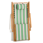 Шезлонг из акации и ткани Venezuela варинант исполнения - 7 | Loft Concept в Красноярске