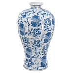 Ваза фарфоровая высокая с синими цветочными мотивами Independence варинант исполнения - 2 | Loft Concept в Красноярске