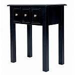 Черная тумба с выдвижным ящиком Monica варинант исполнения - 2 | Loft Concept в Красноярске