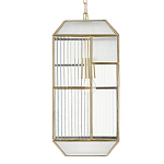 Подвесной светильник с рельефным стеклом Embossed Glass варинант исполнения - 3 | Loft Concept в Красноярске