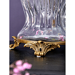 Ваза прозрачная с бронзовыми ручками в виде ангелов Eden Garden варинант исполнения - 5 | Loft Concept в Красноярске