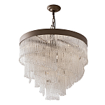 Люстра со стеклянными подвесками в виде круглых бусин Waterfall of Light варинант исполнения - 1 | Loft Concept в Красноярске